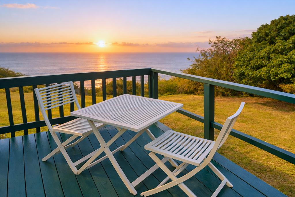 Porch / Lanai at Aloha Magic Cottage