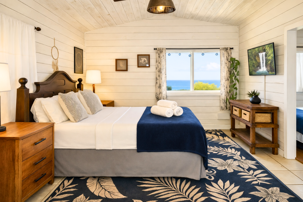 Master Bedroom at Aloha Magic Cottage